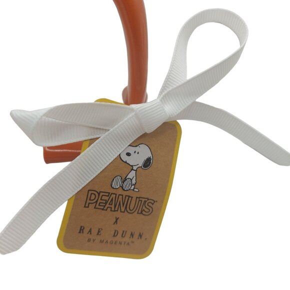 NWT Peanuts X Rae Dunn Snoopy "Thankful" Mug With Fall Pumpkin - Picture 2 of 11